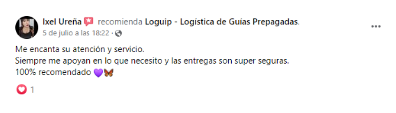 Comentario de cliente